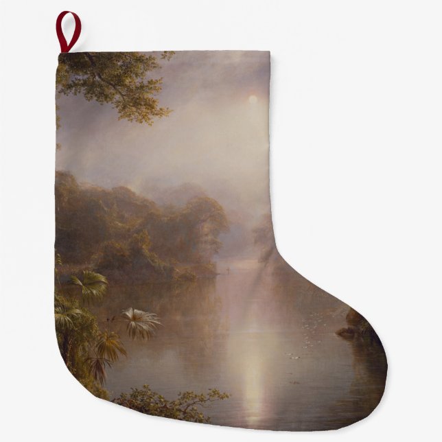 Meia De Natal Grande O rio da luz (Manhã nos trópicos) (Frente)