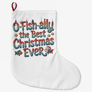 Meia De Natal Grande Oficialmente o Melhor Natal de Pesca de Todos os T