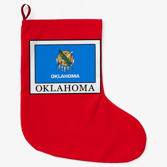 Meia De Natal Grande Oklahoma (Frente)