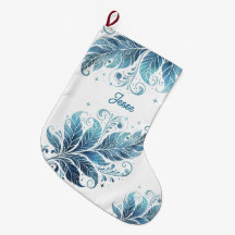 Ombre Azul Folha de Filigrana Personalizada 
