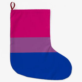 Meia De Natal Grande Orgulho Bissexual (Bandeira Bi)