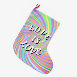 Meia De Natal Grande Orgulho Love Is Love