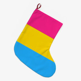 Meia De Natal Grande Orgulho Pansexual (Bandeira Pan)