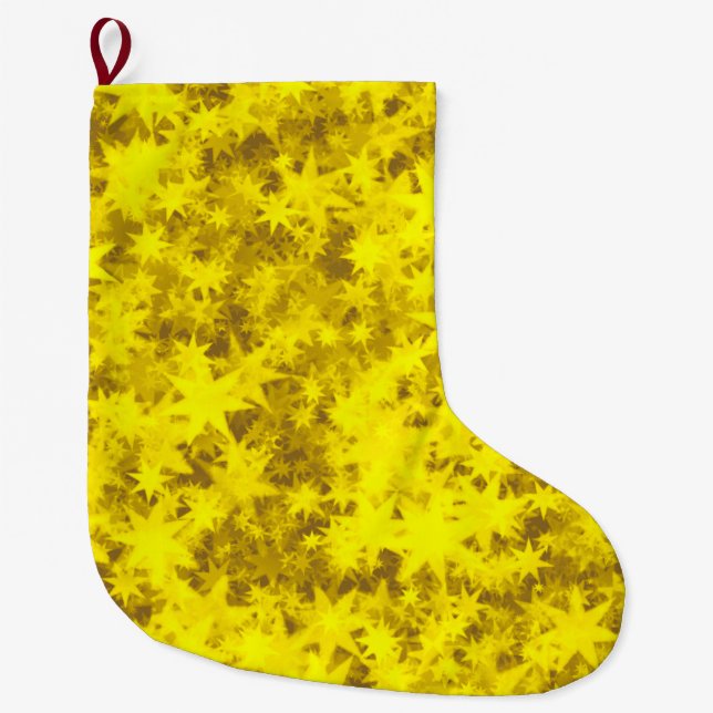 Meia De Natal Grande Ouro de Natal (Frente)