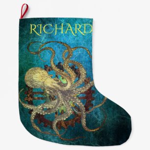 Meia De Natal Grande Ovos de Octopus e Lágrimas