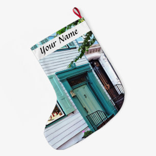 Meia De Natal Grande PA de Harrisburg - Edifício com porta verde