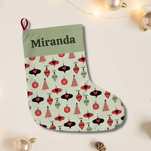 Meia De Natal Grande Padrão de Enfeites de natal Personalizados