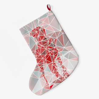 Meia De Natal Grande Padrão de Grande Danês para Meias