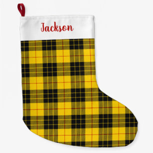 Meia De Natal Grande Padrão de Xadrez do Clan Tartan da Escócia MacLeod