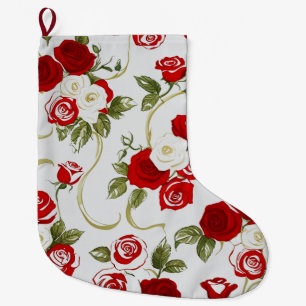 Meia De Natal Grande Padrão do ventilador rosa