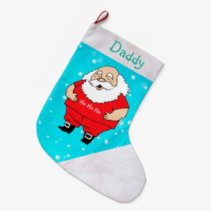 Meia De Natal Grande Pai Natal Stocks/Papai Noel