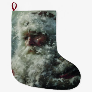 Meia De Natal Grande Papai Noel