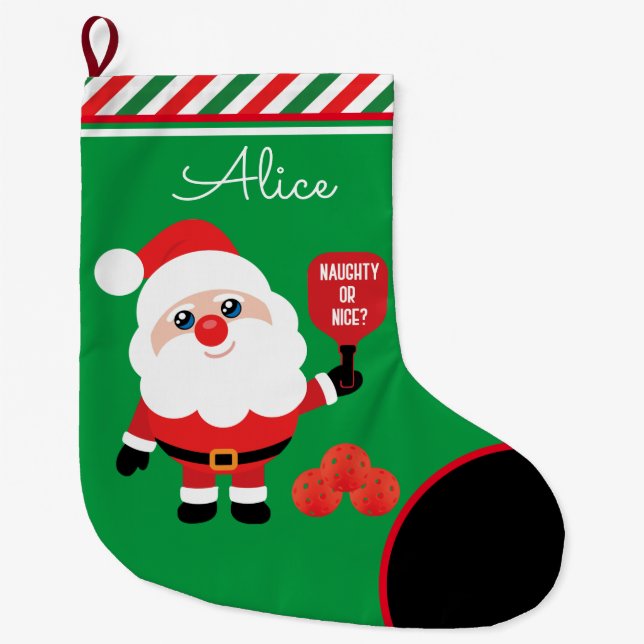 Meia De Natal Grande Papais noeis de 🎅  (Frente)