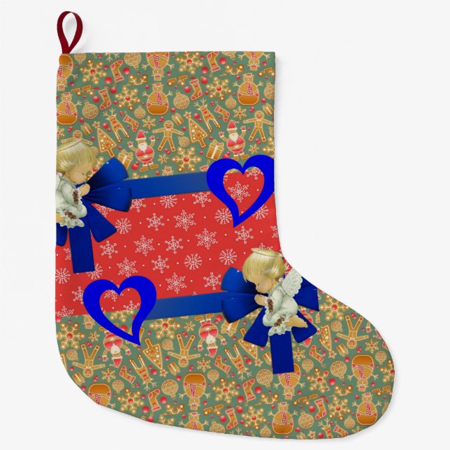 Meia De Natal Grande Parada de Natal, Anjo do Bebê de Natal (Frente)