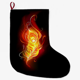 Meia De Natal Grande Patilha de Fogo