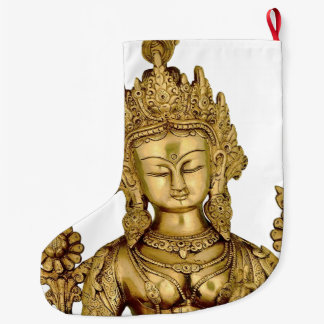 Meia De Natal Grande Paz budista da arte de Tibet da ioga da deusa de