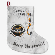 Polka Radio Christmas Stocking