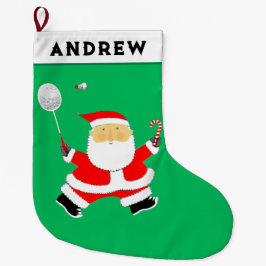 Meia De Natal Grande Presente de Feriado de Badminton