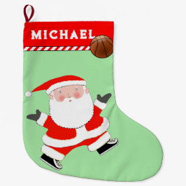 Meia De Natal Grande Presente de Feriado de Basquete