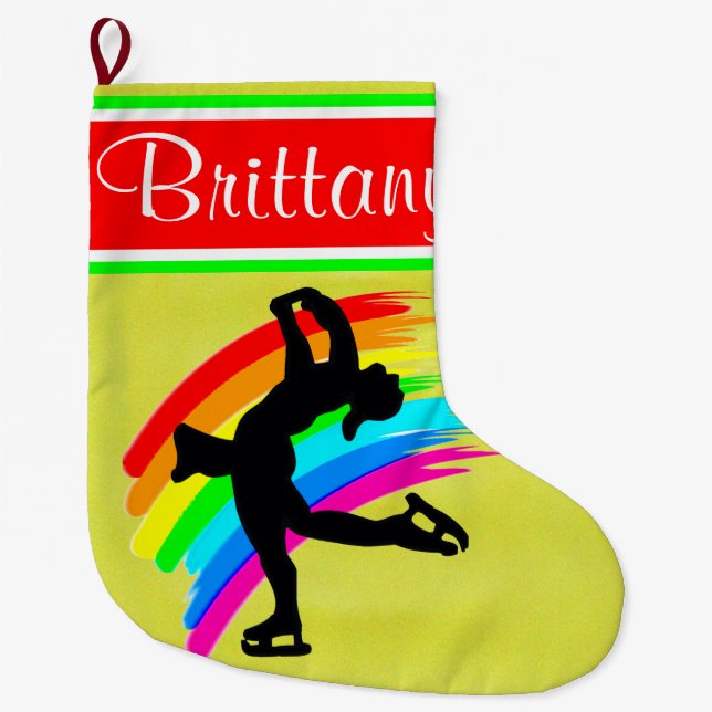 MEIA DE NATAL GRANDE PRINCESA DE PATILHAMENTO PERSONALIZADA DE NATAL (Frente)