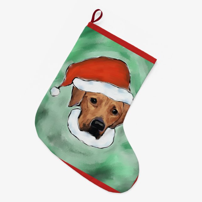 Meia De Natal Grande Ridgeback (Frente (Pendurada))