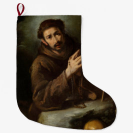 Meia De Natal Grande Santo Francisco na Oração (fé cristã)