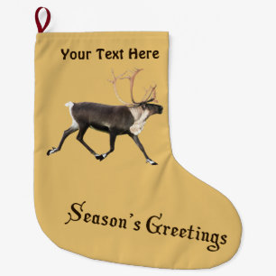 Meia De Natal Grande Saudações da temporada - Bull Cariou