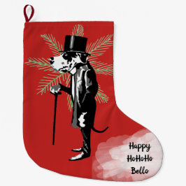 Meia De Natal Grande Senhor Alemã Dogge