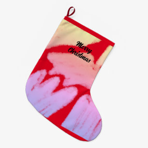 Meia De Natal Grande Simples e elegante, feliz Natal Chri