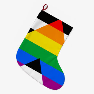 Meia De Natal Grande Sinalizador de Ally LGBTQ+