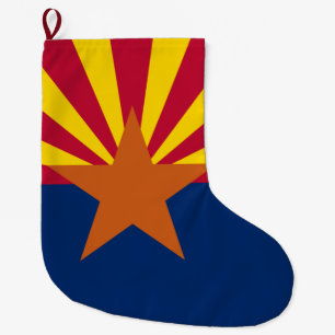 Meia De Natal Grande Sinalizador do Estado da arizona