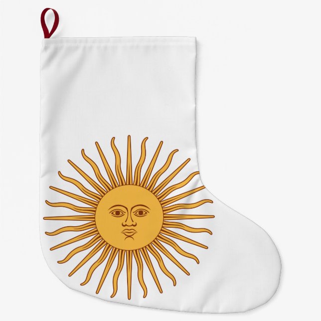 Meia De Natal Grande Sol argentino (Frente)