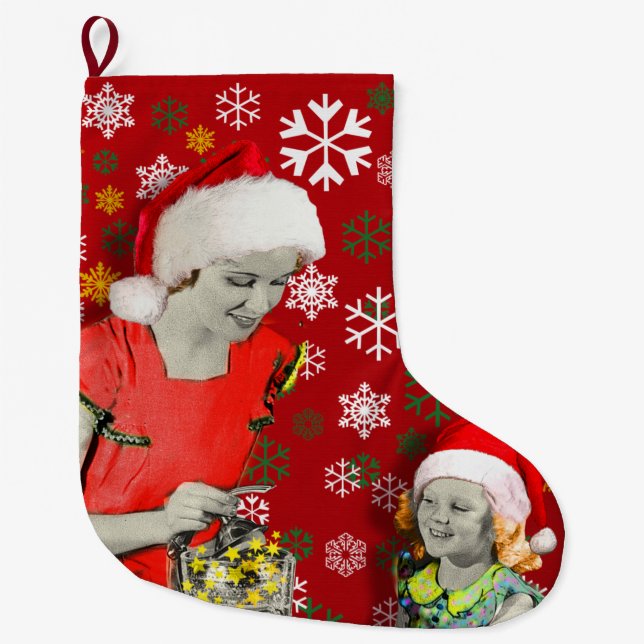 Meia De Natal Grande  Squeeze your Xmas (Frente)