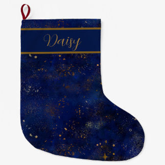 Meia De Natal Grande Star Skies Christmas Stocking