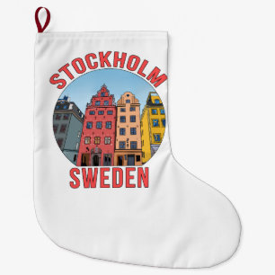Meia De Natal Grande Suecia de Estocolmo