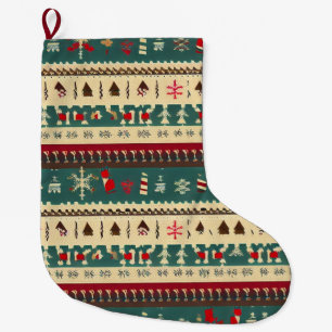 Meia De Natal Grande Sweater Feio Natal 5