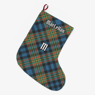 Meia De Natal Grande Tartan Antigo do Clã MacLellan