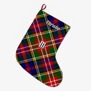 Meia De Natal Grande Tartan do Clã Christie