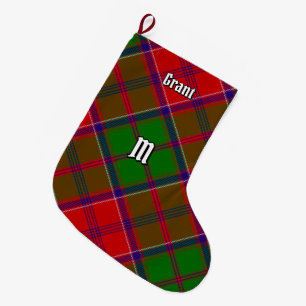 Meia De Natal Grande Tartan do Clã Grant