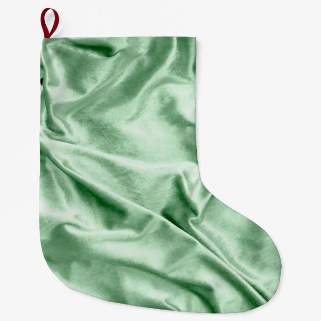 Meia De Natal Grande Textura do tecido 4 (Frente)