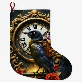Meia De Natal Grande The Raven’s Clockwork Delivery 