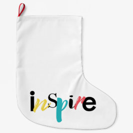 Meia De Natal Grande Típica animadora, criativa e moderna do Inspiron