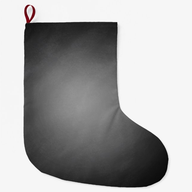 Meia De Natal Grande Trendy Chalkboard Vignette (Frente)