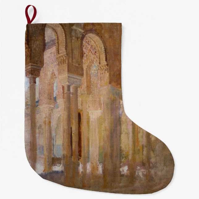 Meia De Natal Grande Tribunal dos Leões, Alhambra (por Henri Regnault) (Frente)