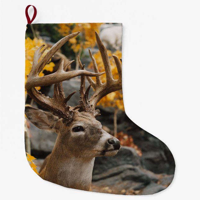 Meia De Natal Grande Trophy Deer (Frente)