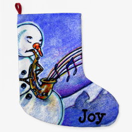 Meia De Natal Grande Um chifre para jogar