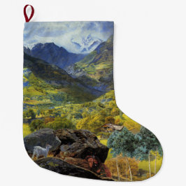 Meia De Natal Grande Val d'Aosta (paisagem alpina majestosa italiana)