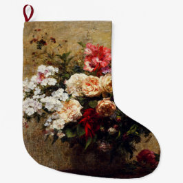 Meia De Natal Grande Vintage Summer Flowers por Henri Fantin-Latour
