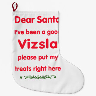Meia De Natal Grande vizsla