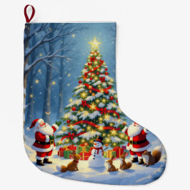 Meia De Natal Grande „Weihnachtliche Harmonie“